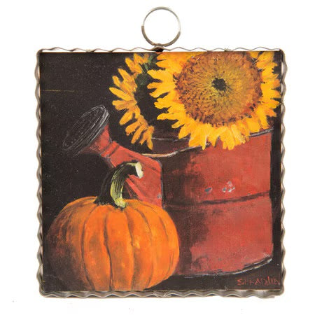 Sunflower Watering Can Charm