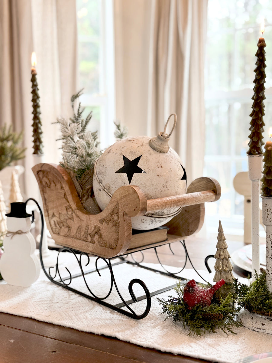 8.5” White Star Sleigh Bell – Birch Lane by Jennifer