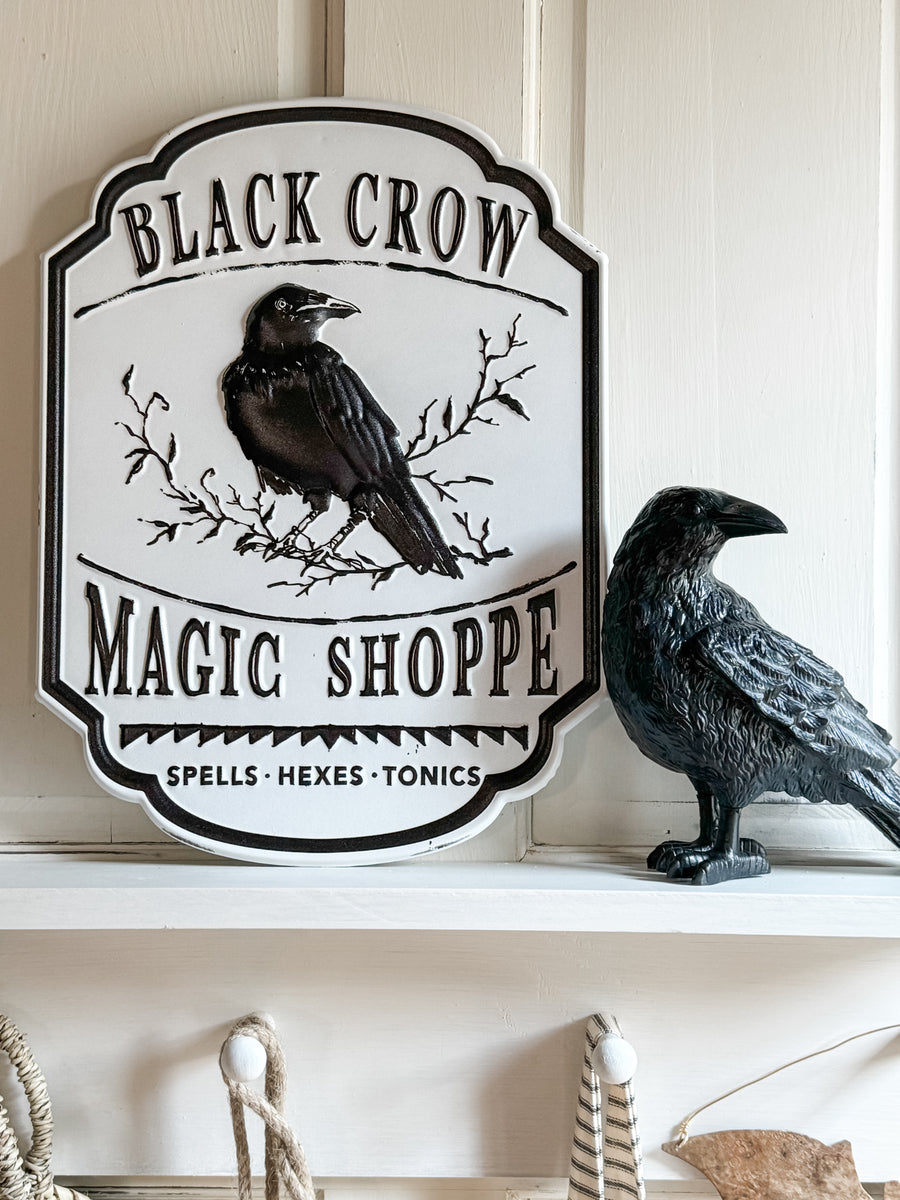 Black Crow Magic Shoppe Sign – Birch Lane by Jennifer
