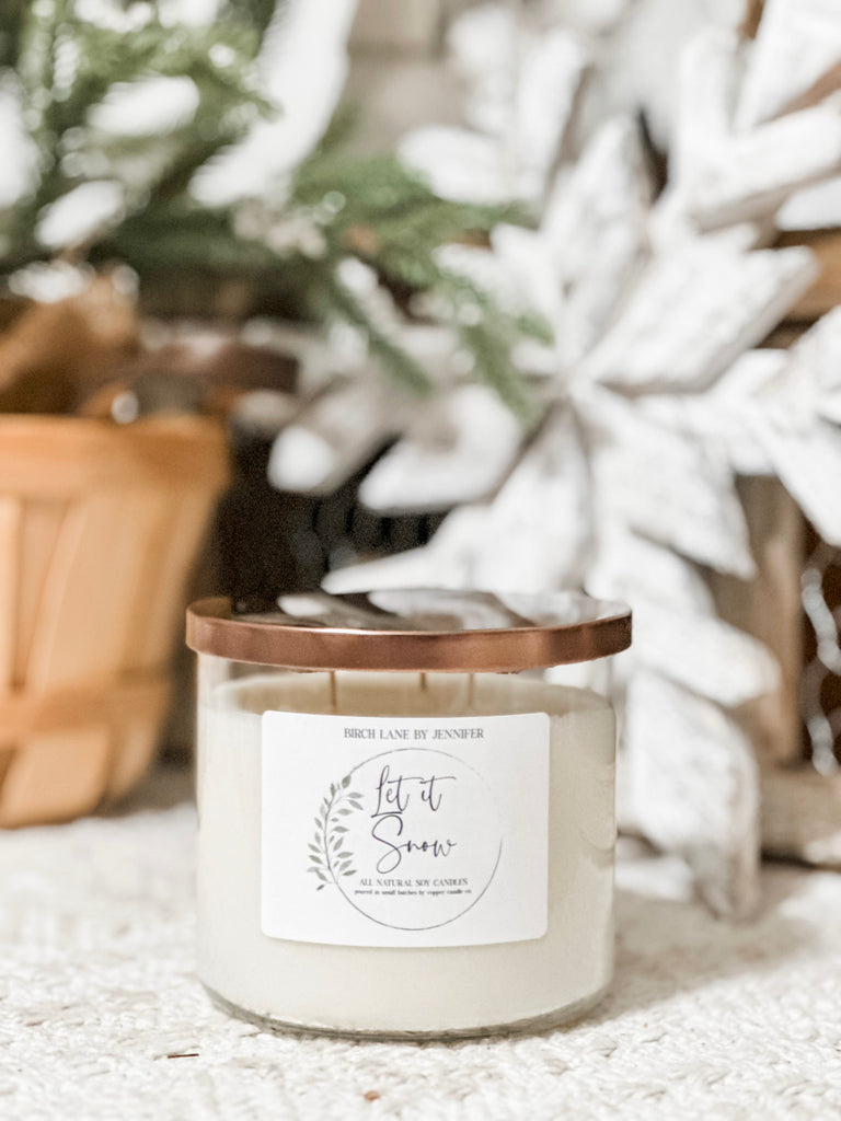 3 Wick Winter Candle