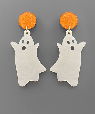 Ghost Boo Dangle Earrings