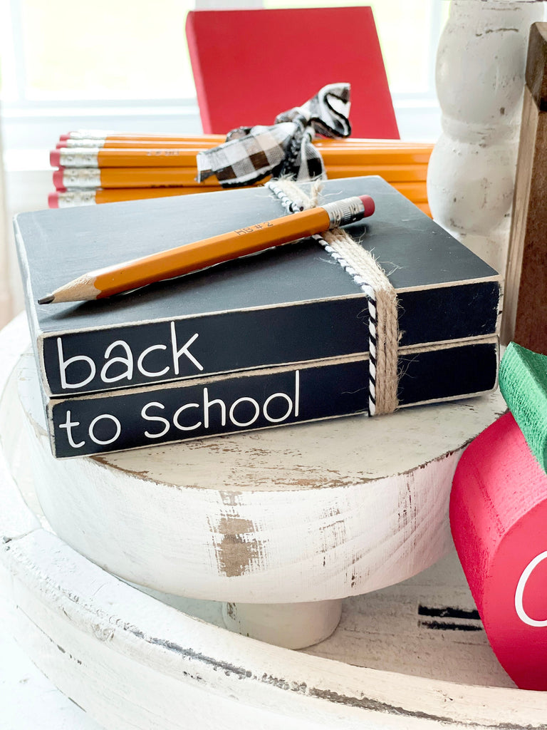 Back to School Bookstack