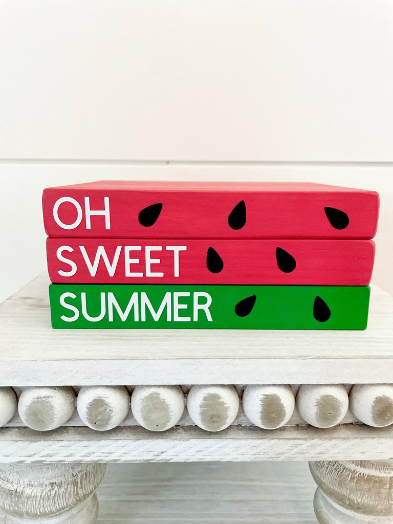 Oh Sweet Summer Watermelon Bookstack