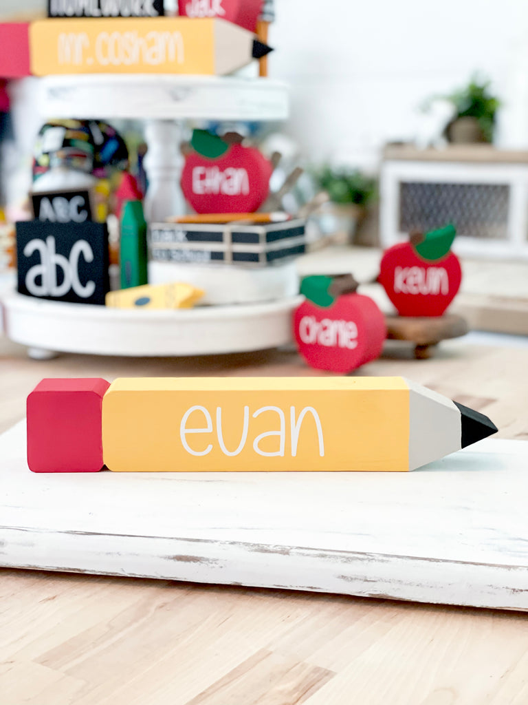 Large Wooden Pencil - Personalize it!