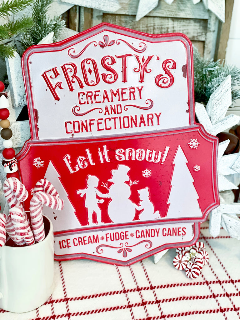 Frosty’s Creamery & Confectionary Sign