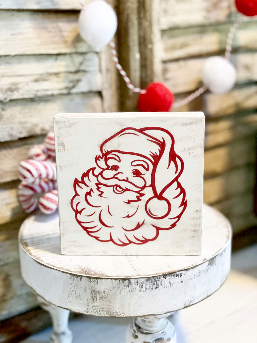 Vintage Santa Sign – Birch Lane by Jennifer