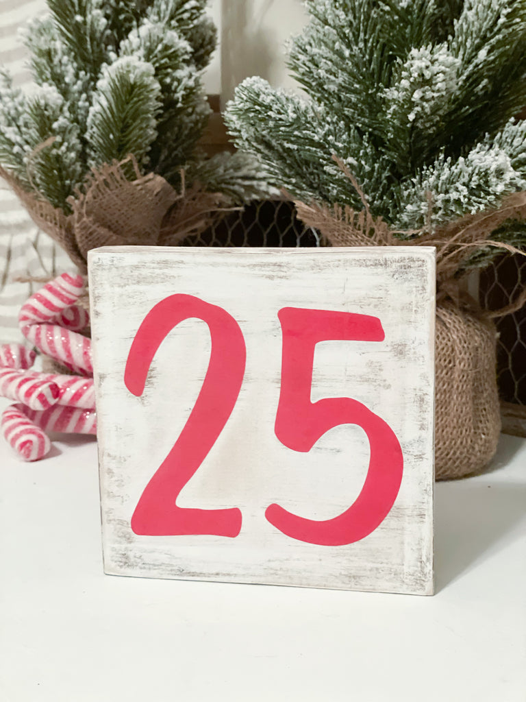 25 Christmas Sign
