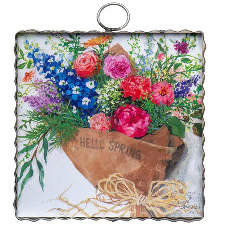 Wildflower Bouquet Charm / Sign