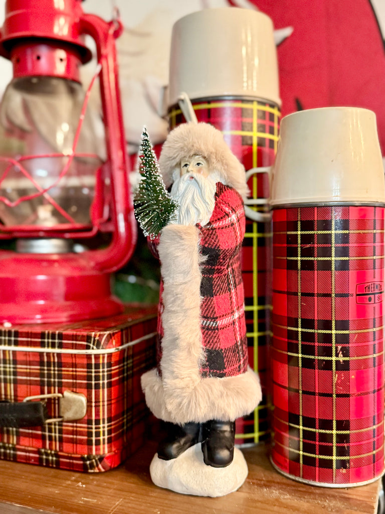 Tartan Plaid Belsnickle Santa