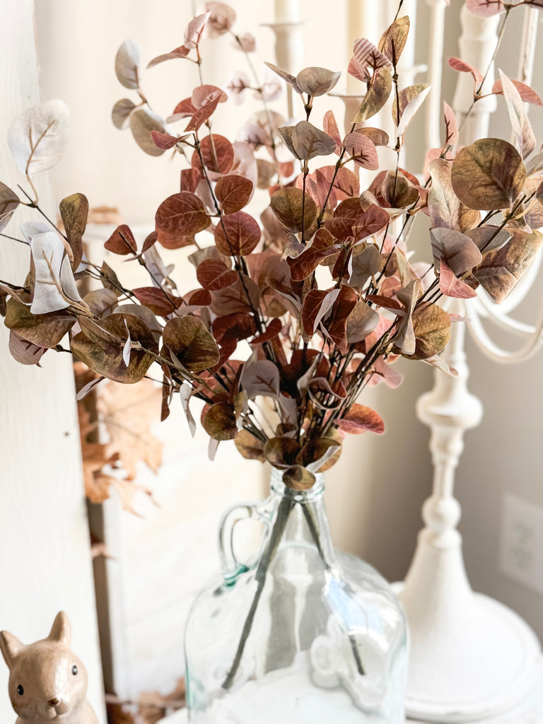 22” Light Chocolate & Green Eucalyptus Bush – Birch Lane by Jennifer