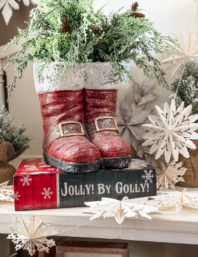 Santa Boots Planter