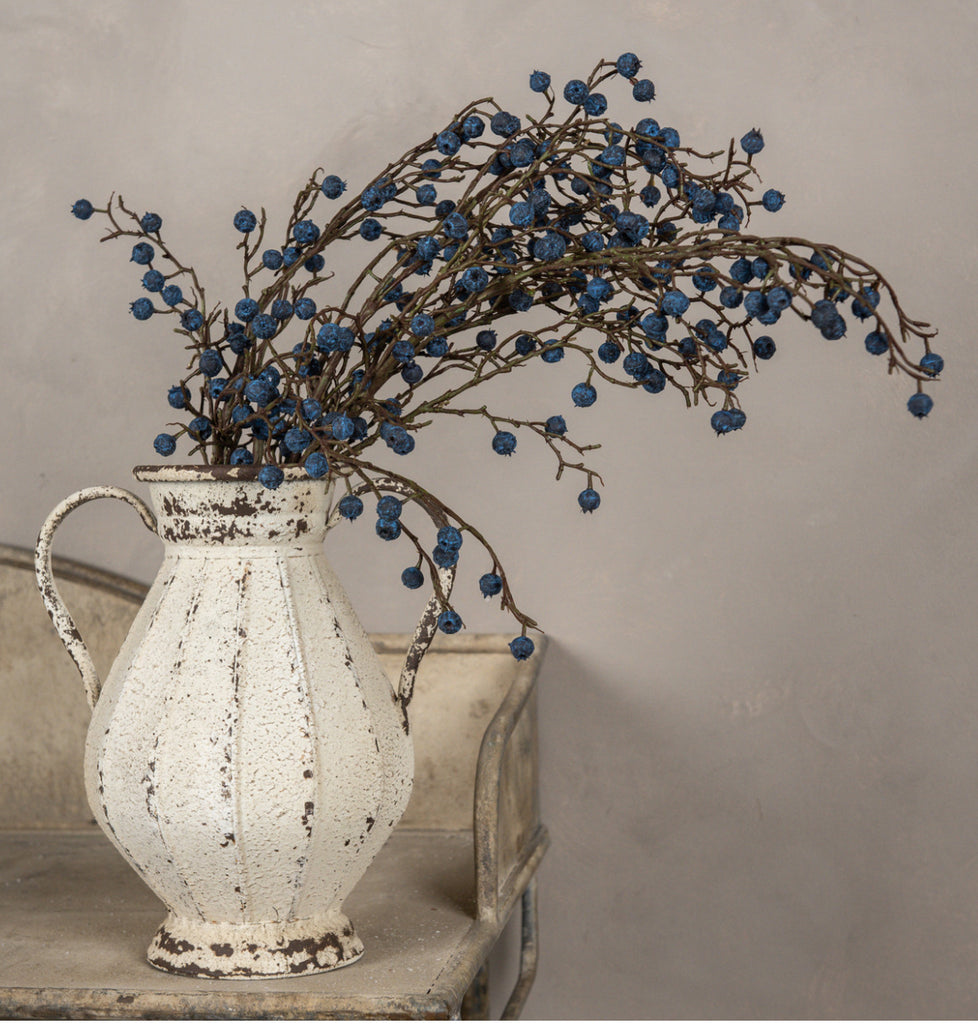 35” Blue Berries Spray