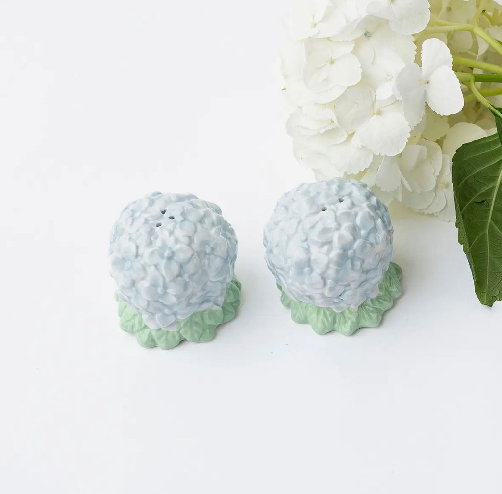 Hydrangea Salt & Pepper Shaker Set