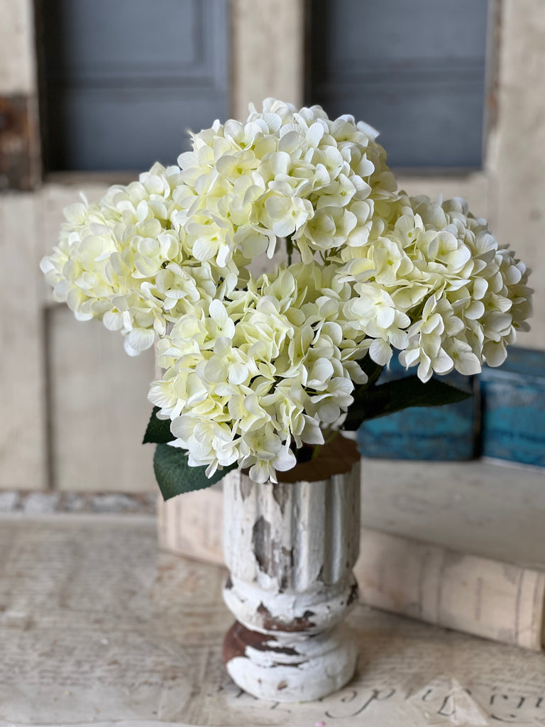 19.5” Cream Hydrangea