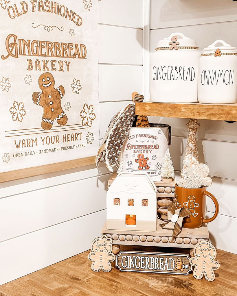 Gingerbread Bakery Hanging Canvas Sign