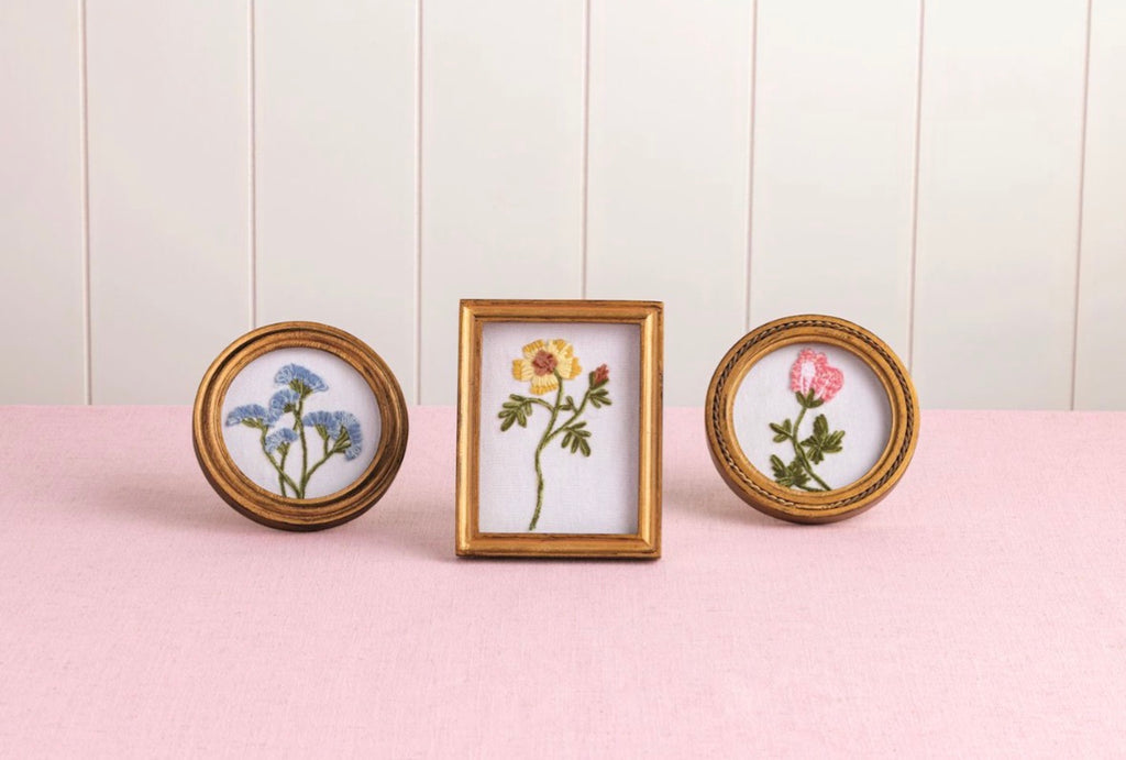 Floral Framed Embroidery