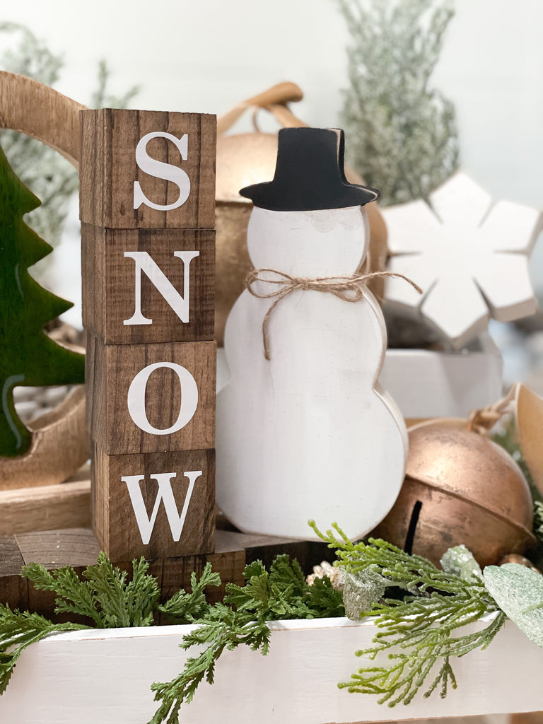 Wooden Snowman – Birch Lane by Jennifer