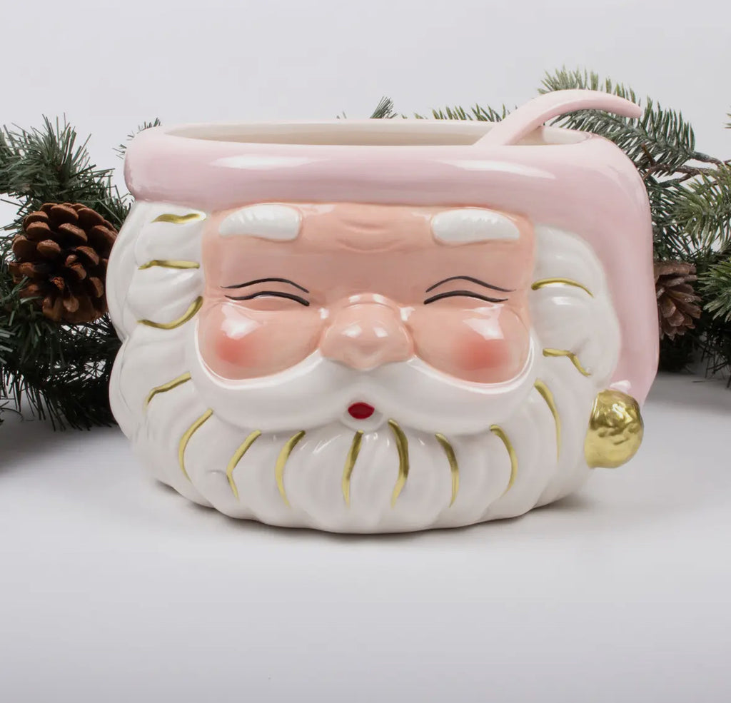 PINK Santa Punchbowl
