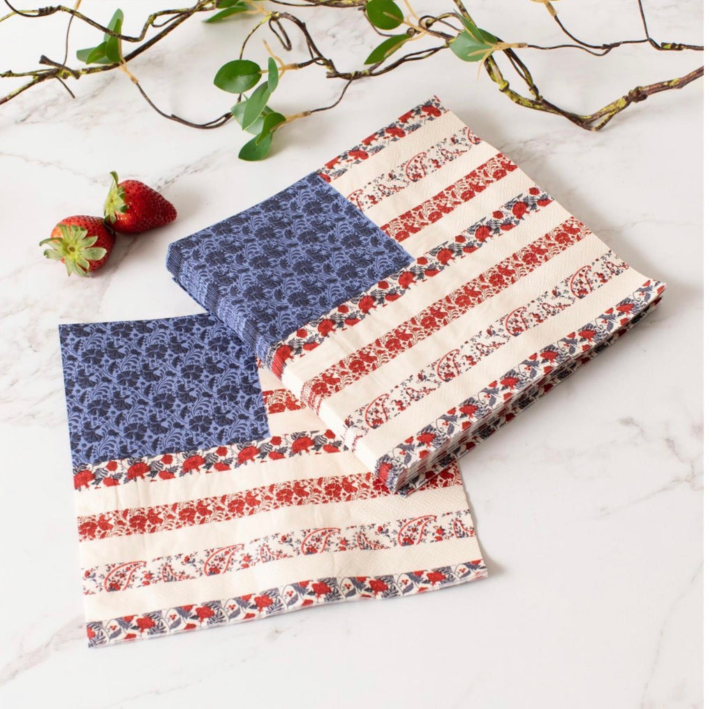 Patriotic Flag Paper Napkins