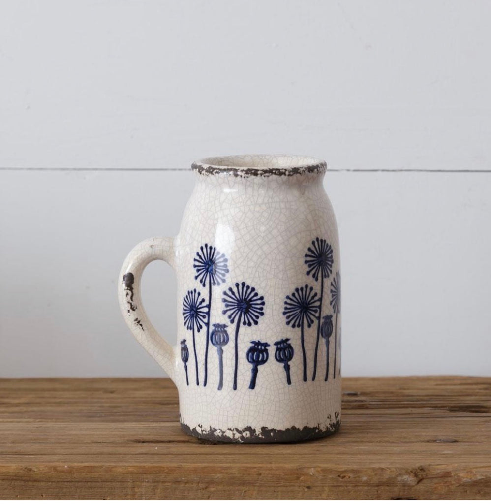 Dandelion Jug with Handle