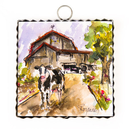 Rozie’s Milk Cow Sign / Charm