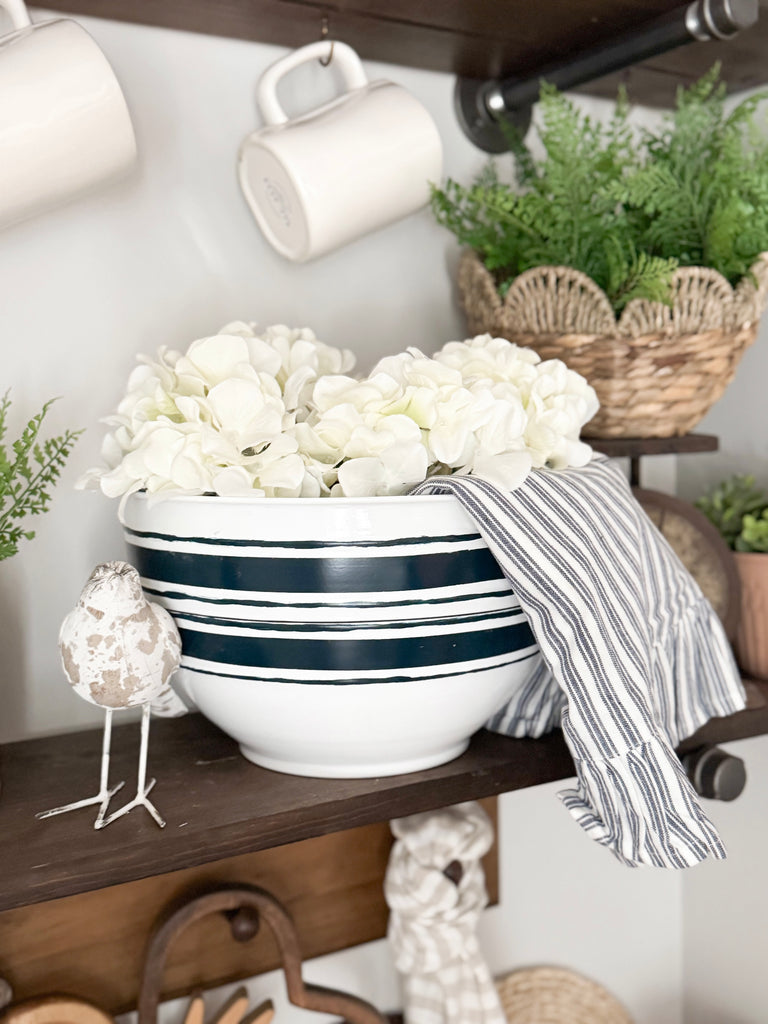 Blue Stripe Bowl