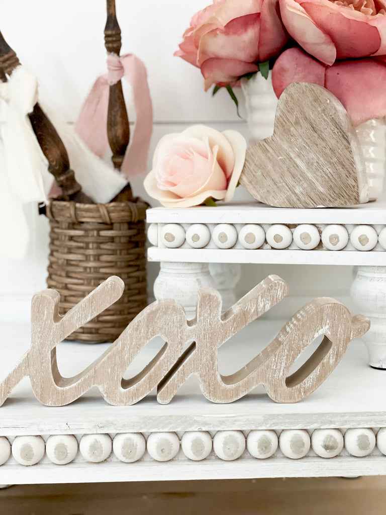 XOXO Wood Cutout