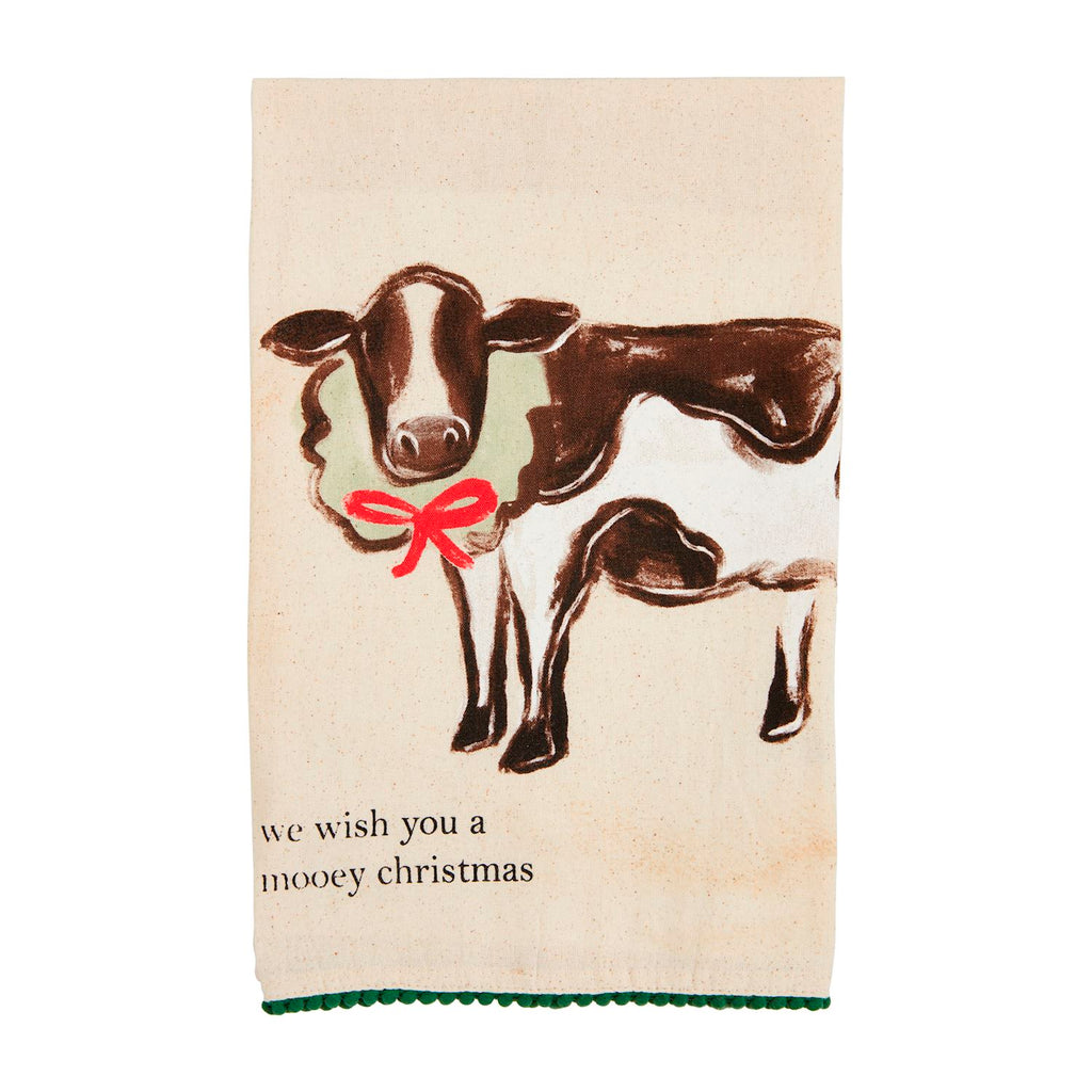 Cow Christmas Towel