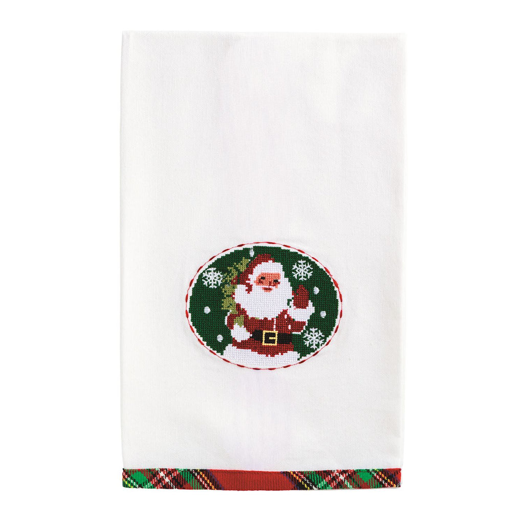 Needlepoint Christmas Towels