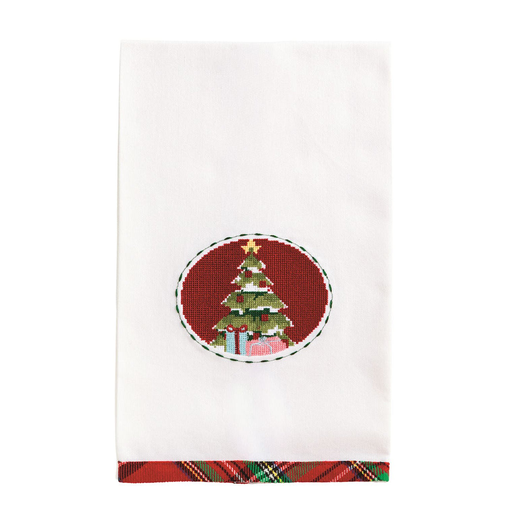 Needlepoint Christmas Towels