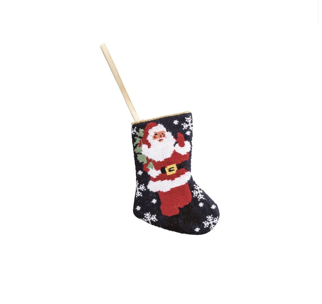 Mini Needlepoint Stocking