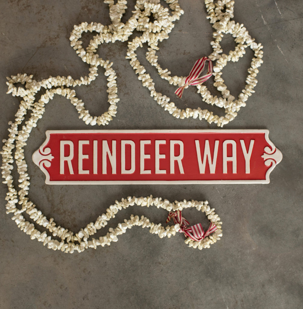 Reindeer Way Road Sign