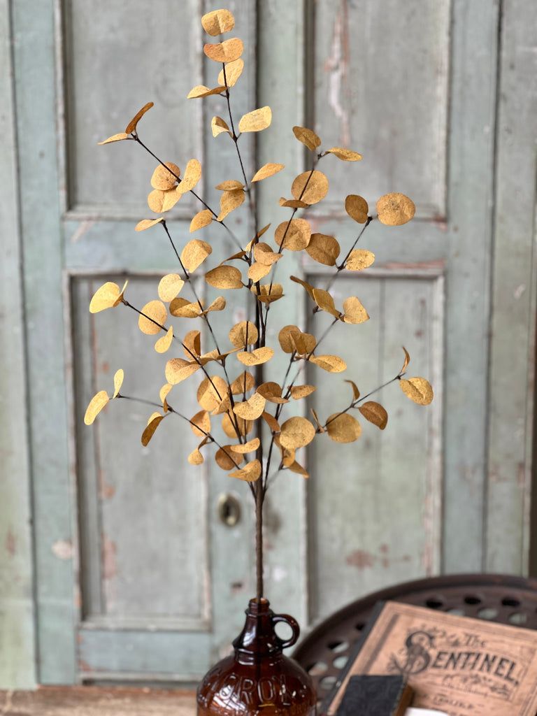 34” Penny Leaf Spray - Two Color Options