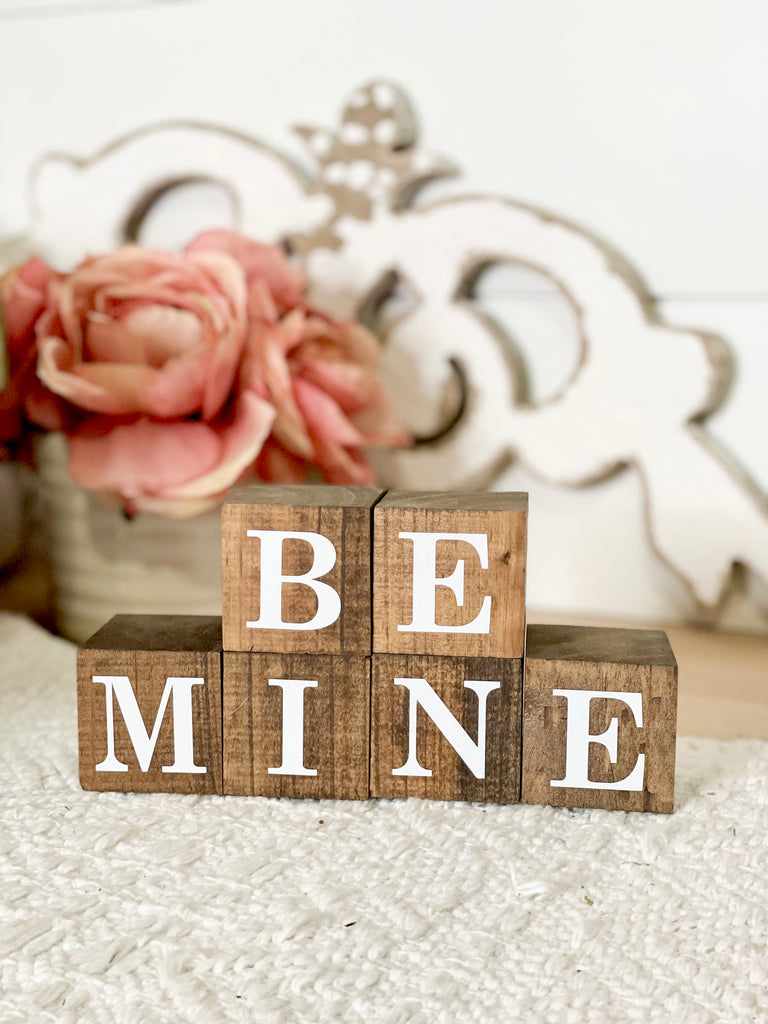 BE MINE blocks