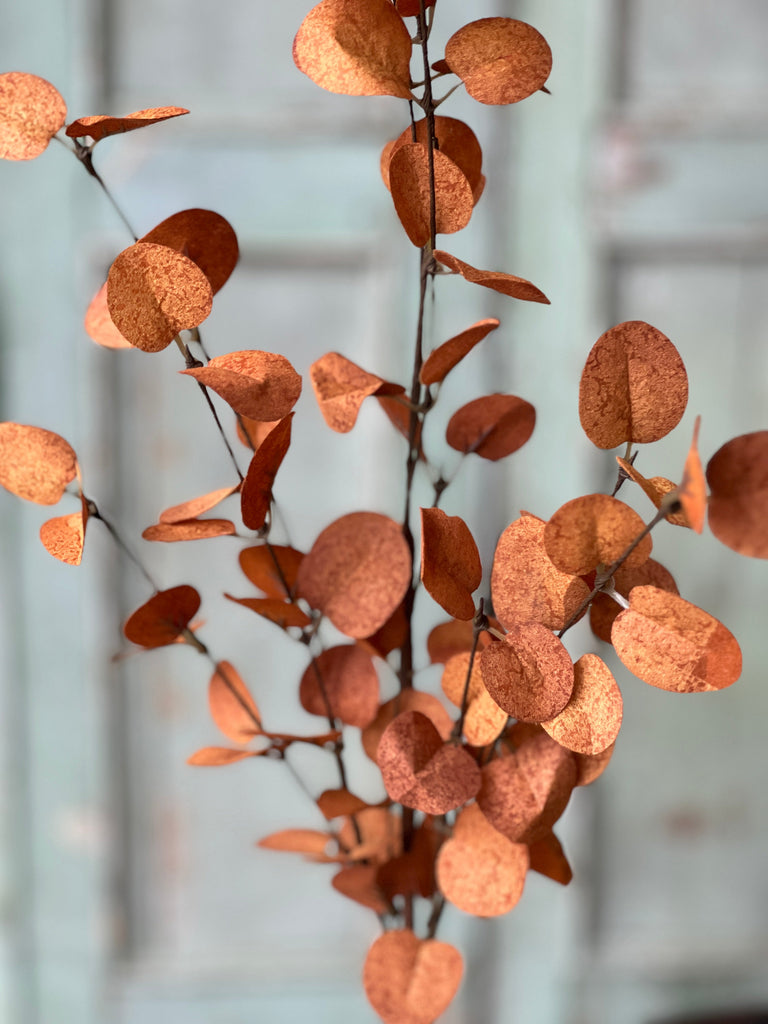34” Penny Leaf Spray - Two Color Options