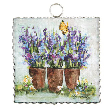 Lavender Pots Charm / Sign