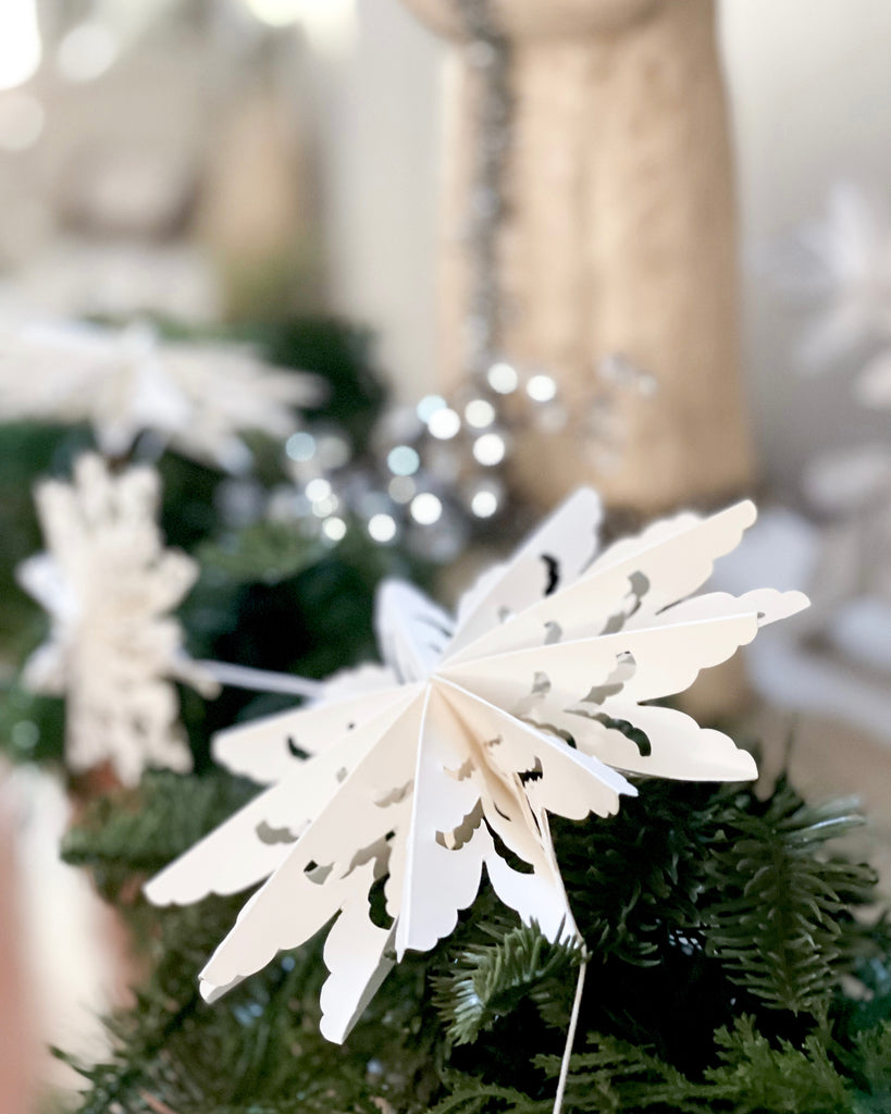 Paper Snowflake Garland