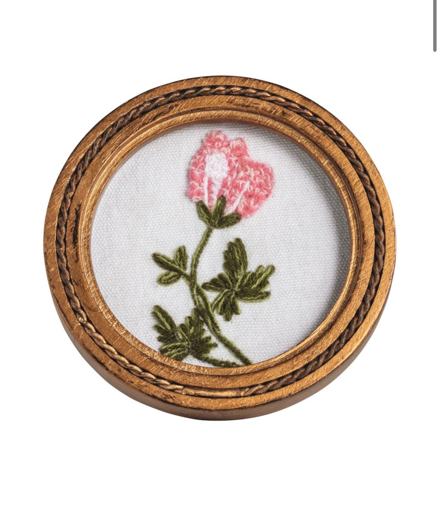 Floral Framed Embroidery