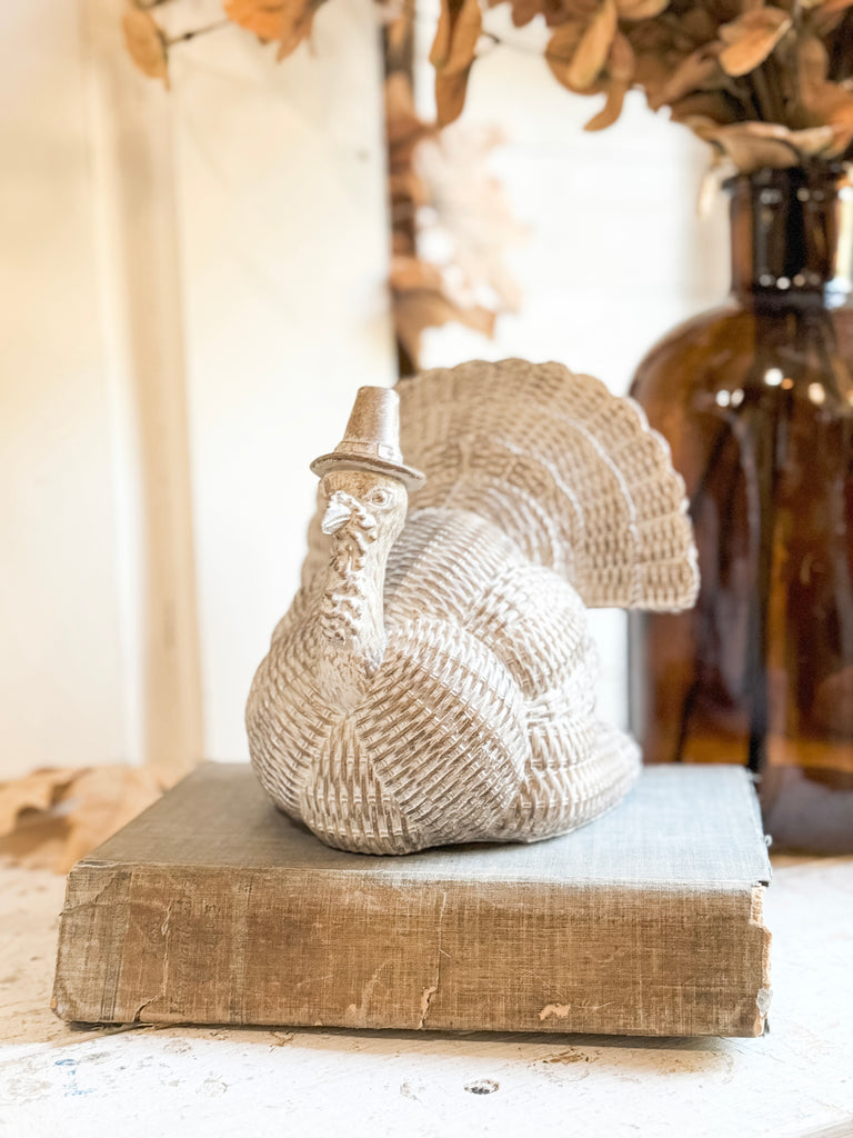 Resin Basket Weave Tom the Turkey