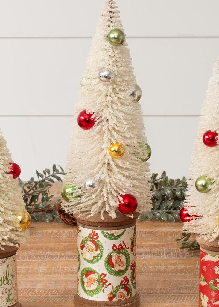 Vintage Spool Christmas Trees - Set of 3