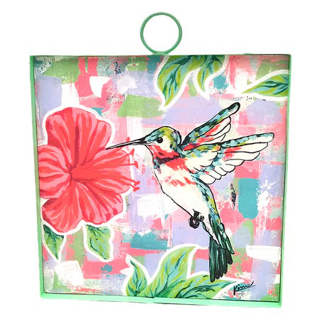 Modern Hummingbird Charm / Sign