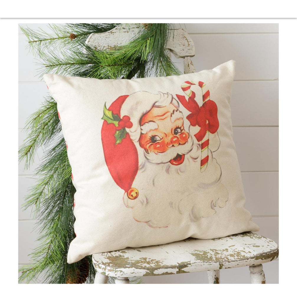 Retro Santa Reversible Pillow