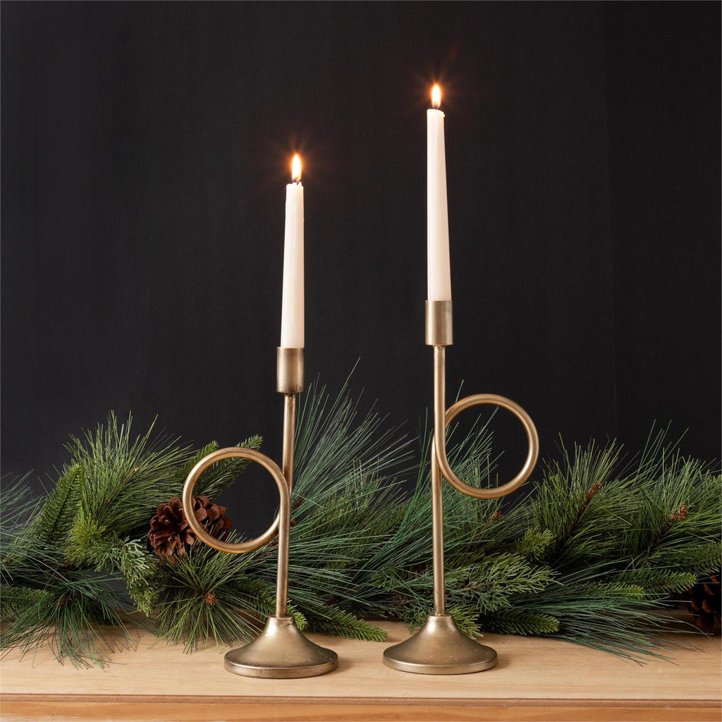 Trumpet Candle Holder - Set of 2