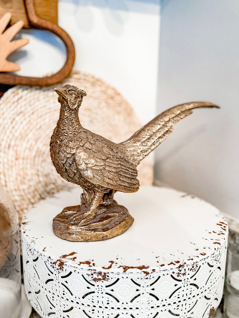 Gold Pheasant Figurine