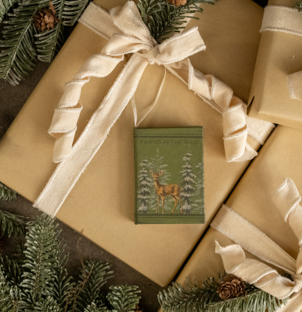 Fawns in the Wild Journal Ornament