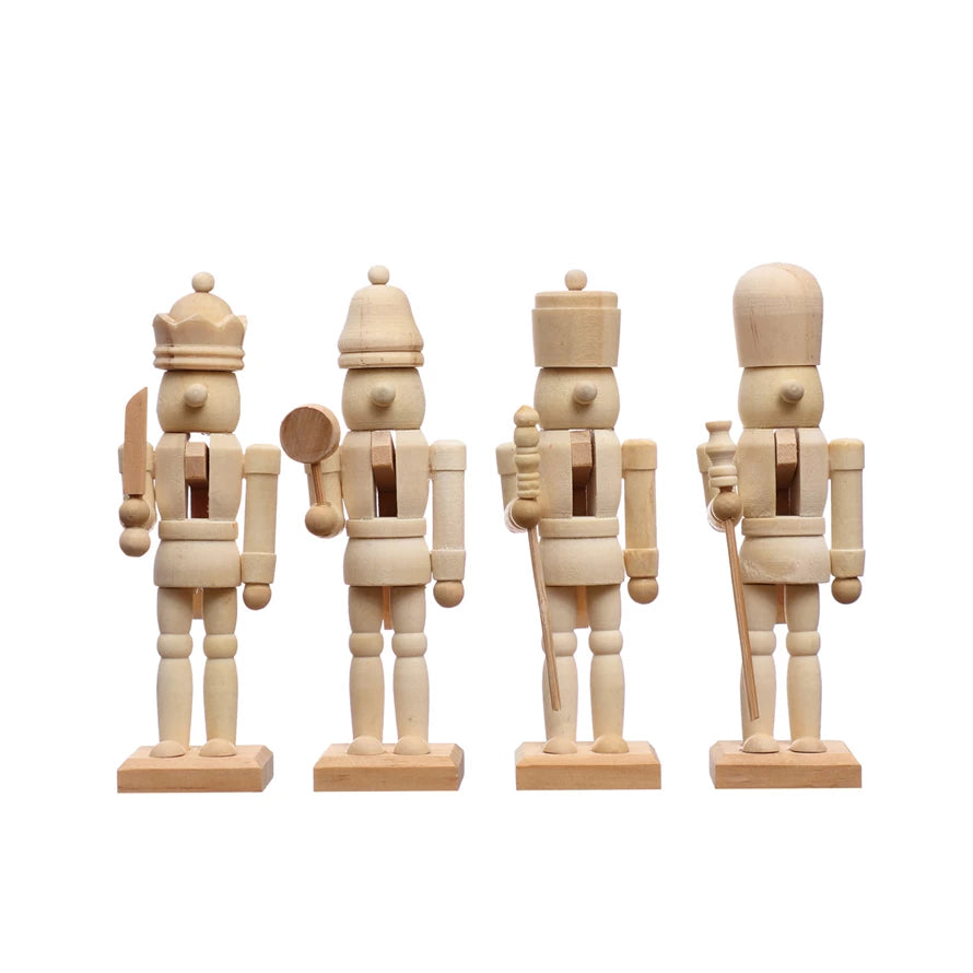 Set of 4 Mini Nutcrackers