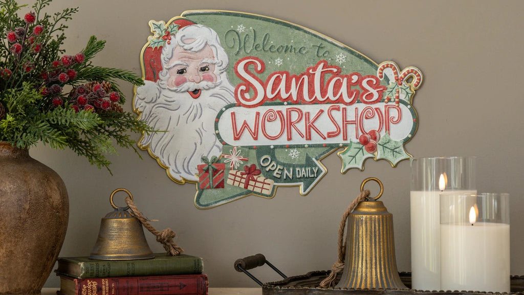 Santa’s Workshop Sign