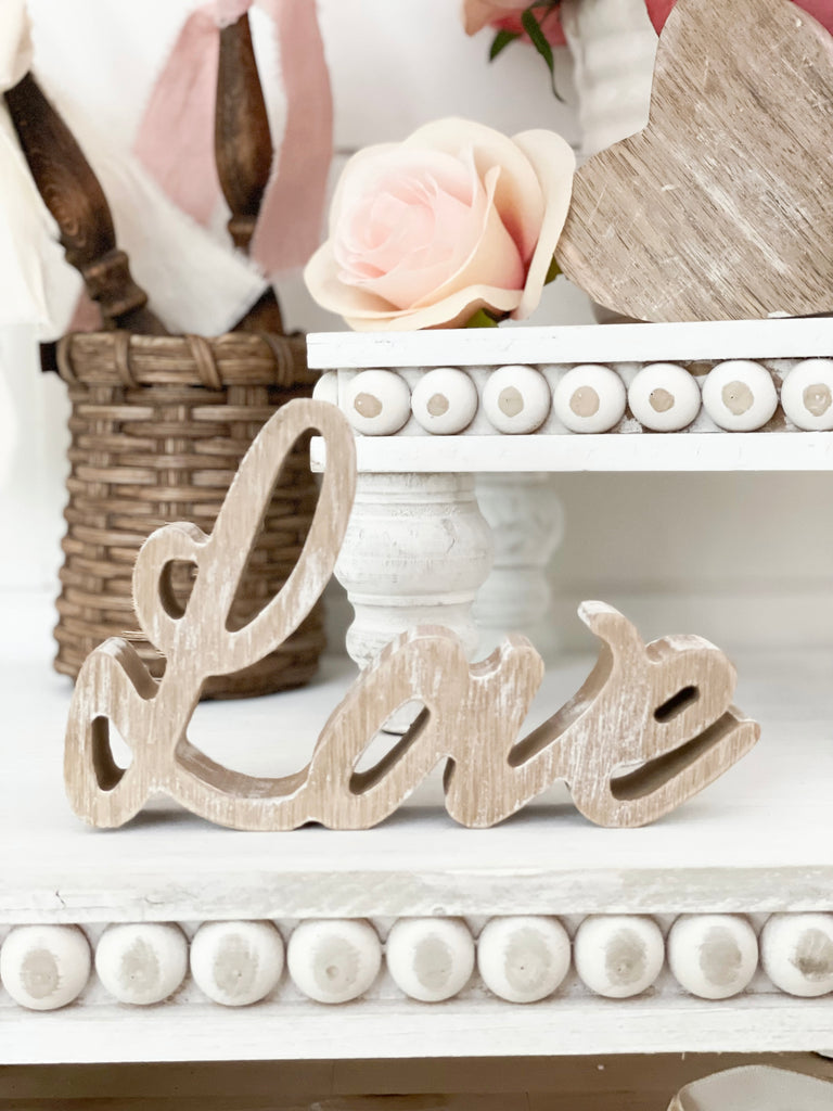 Love Wood Cutout