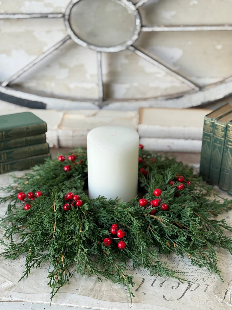Emerald Celebration Candle Ring