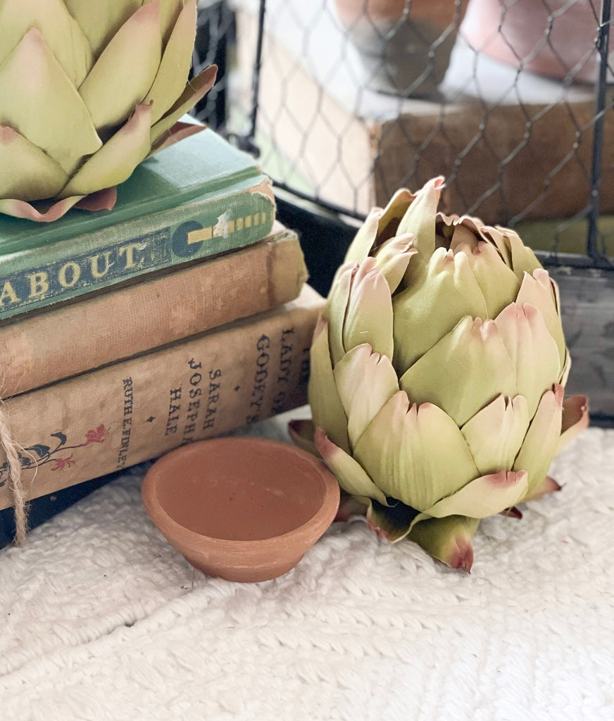 Green Artichoke Head